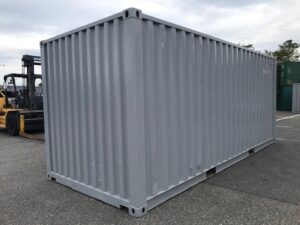 中古20ft　ドライスチールコンテナ　フルサイドシャッター付き【北陸】