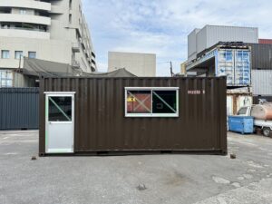 中古20ft　ドライスチールコンテナ（ハウス仕様）【北陸】