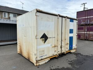 中古12ft　保冷コンテナ　※L面扉【UR19A-235】